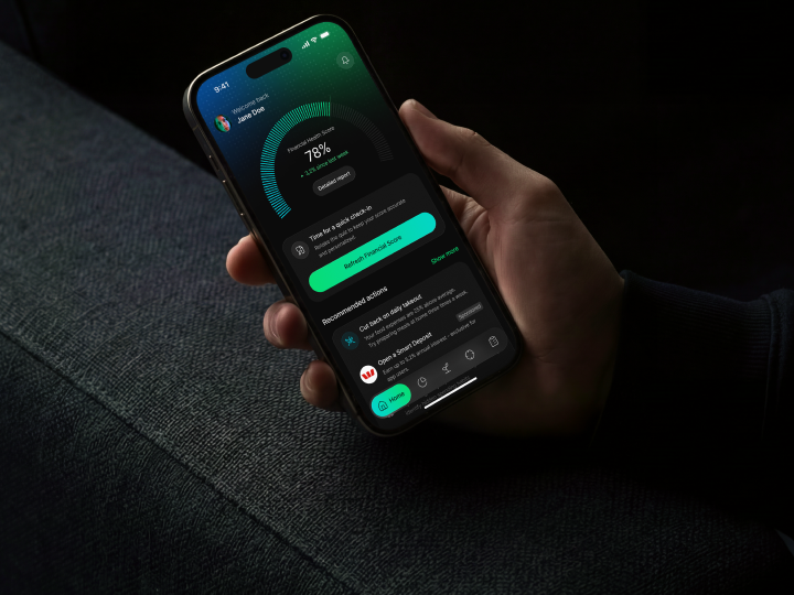 AI-powered financial health assessment app