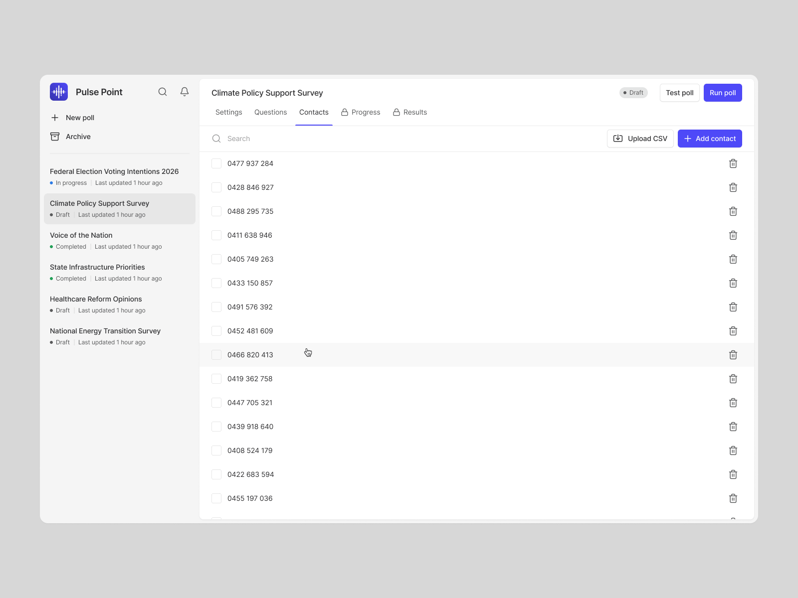Contact Management
