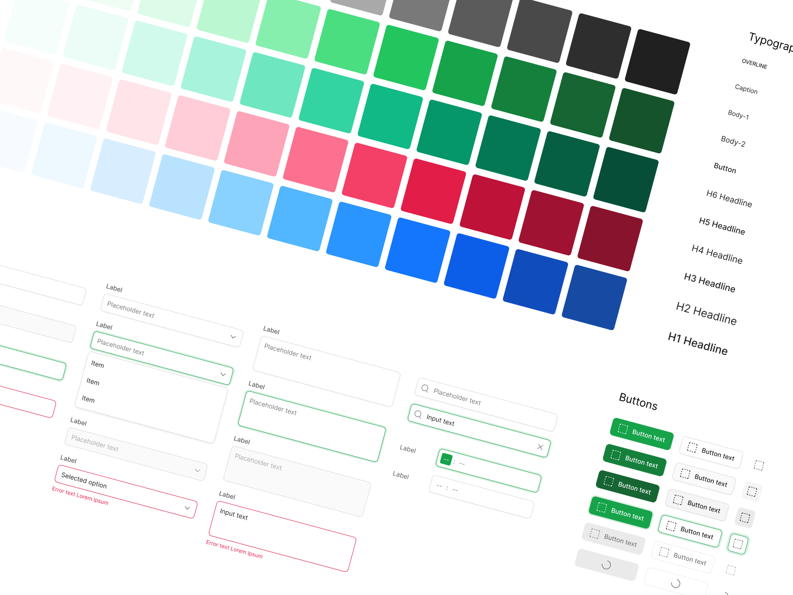 Management platform screens
